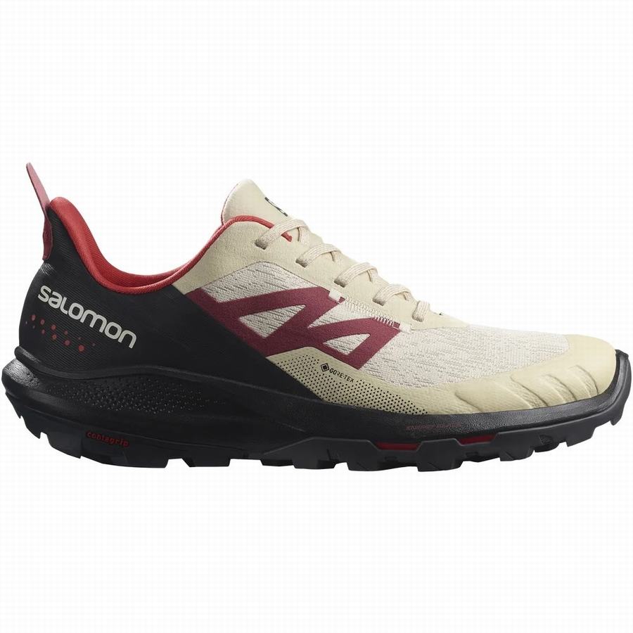 Salomon Outpulse Gore-tex Tursko Herre Lyse Gul/Svart (VME1627EU)